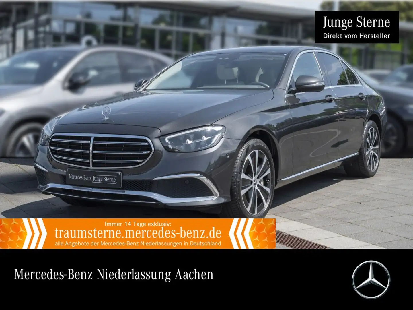 Mercedes-Benz E 300 de 4M EXCLUSIVE+LED+BURMESTER+KAMERA+9G Gris - 1