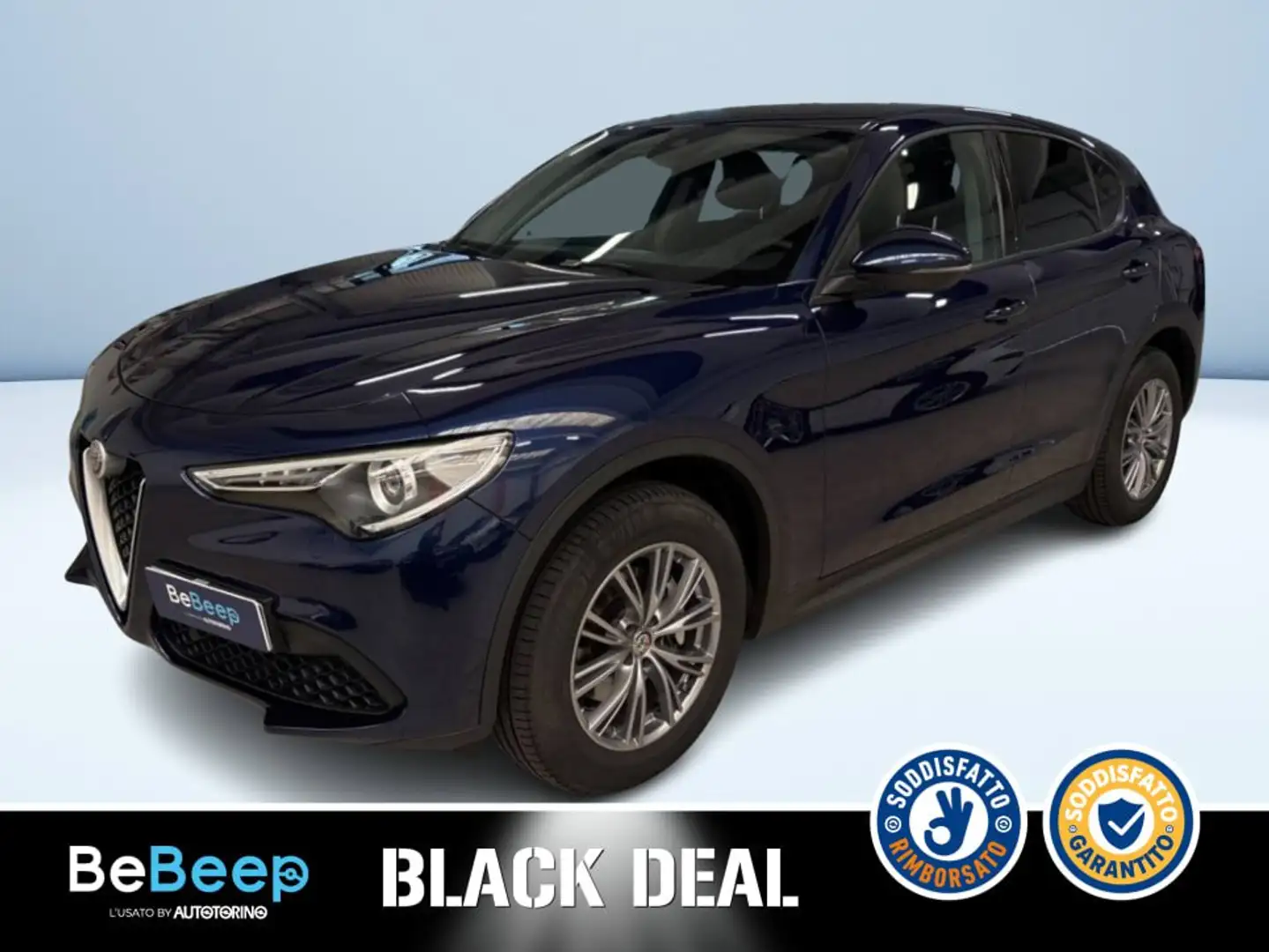 Alfa Romeo Stelvio 2.2 T BUSINESS Q4 210CV AUTO MY19 Bleu - 1