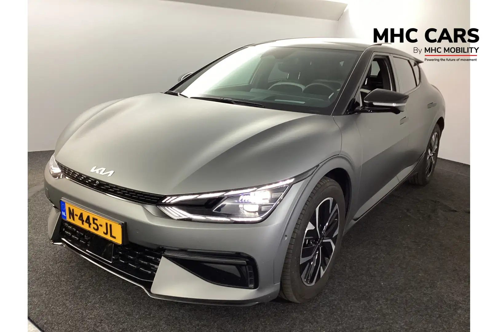 Kia EV6 GT-Line 77.4 kWh | Panorama | Mat grijs wrap | Grijs - 1