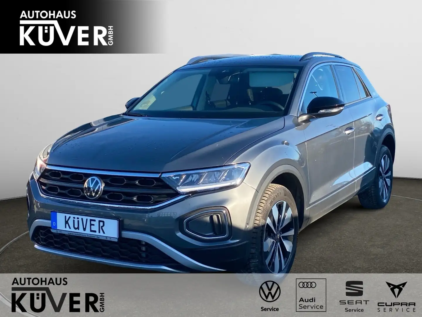 Volkswagen T-Roc Goal 1.5 TSI DSG APP*GJR*ACC*AHK*NAVI*LED*PDC Grau - 1