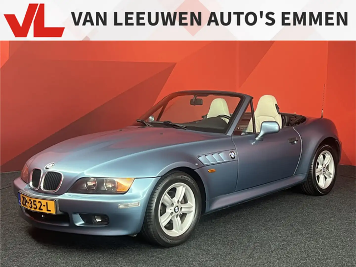 BMW Z3 Roadster 1.9i | Stoelverwarming | Nieuw Dak | Leer Bleu - 1