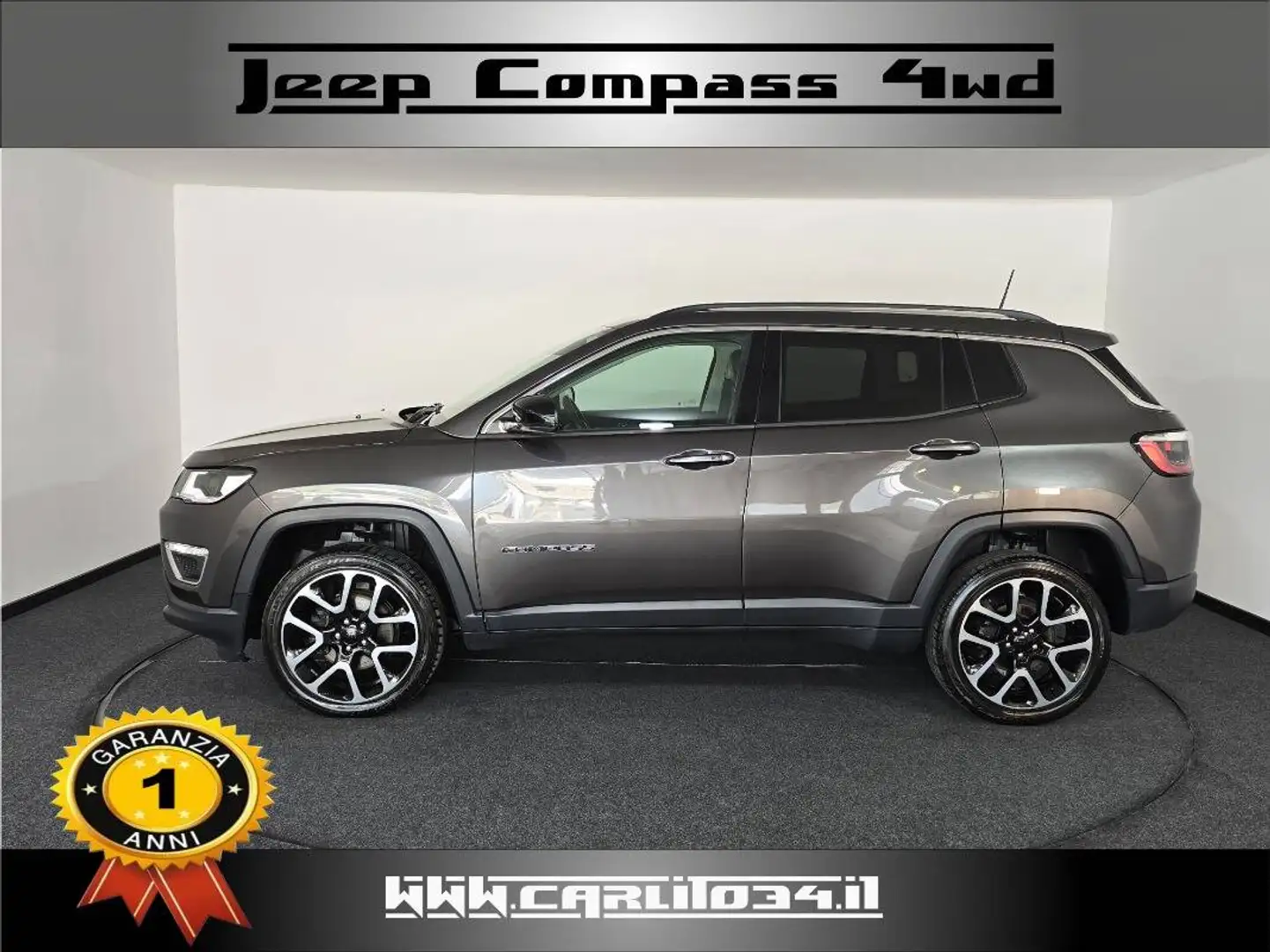 Jeep Compass 2.0 mjt Limited 4wd 140cv auto Grigio - 2