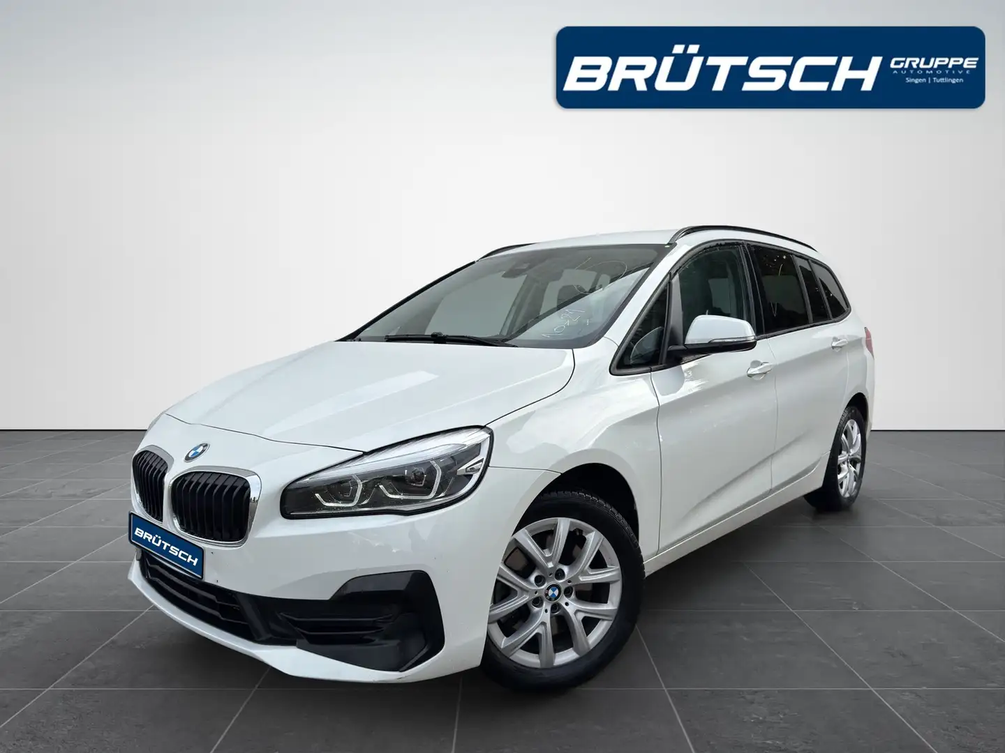 BMW 218 d Gran Tourer Advantage AUTOMATIK / 7-SITZE / NAVI Weiß - 1