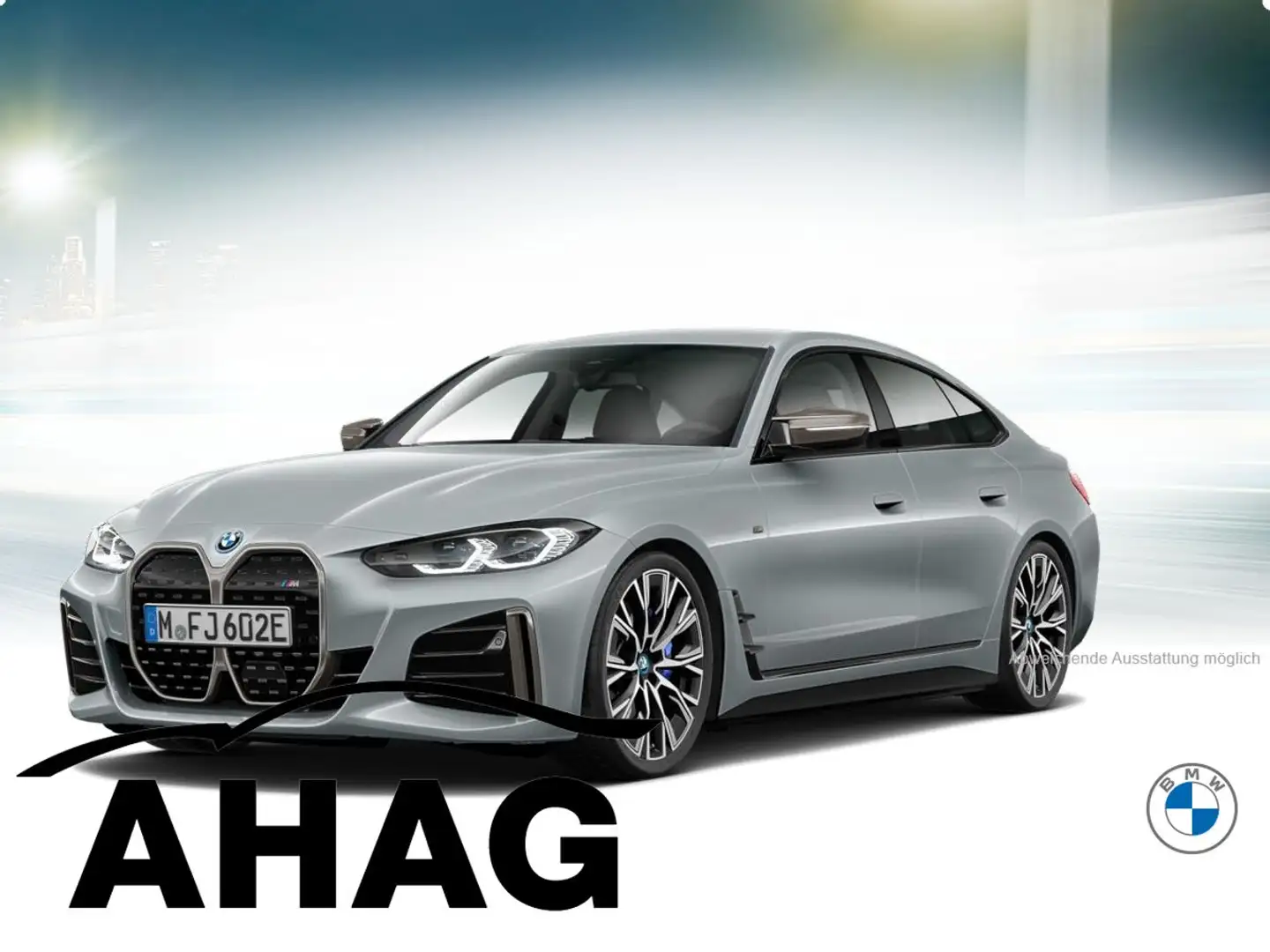 BMW i4 M50 Klimaaut. Adaptives Fahrwerk Memory vorn Grau - 2