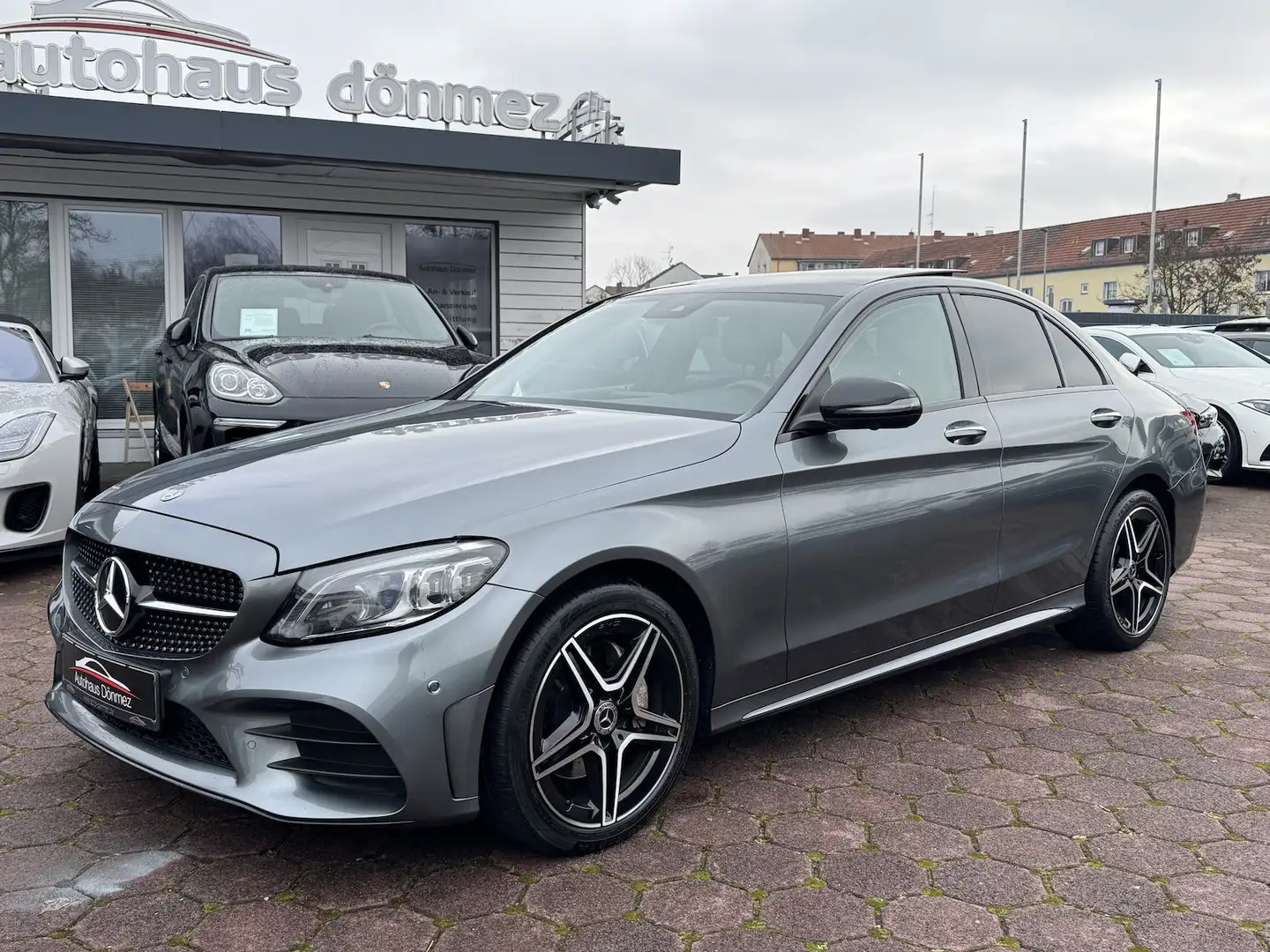 Mercedes-Benz C 220 d 4Matic AMG LINE PANO BURMESTER MEMORY 3 Gris - 1