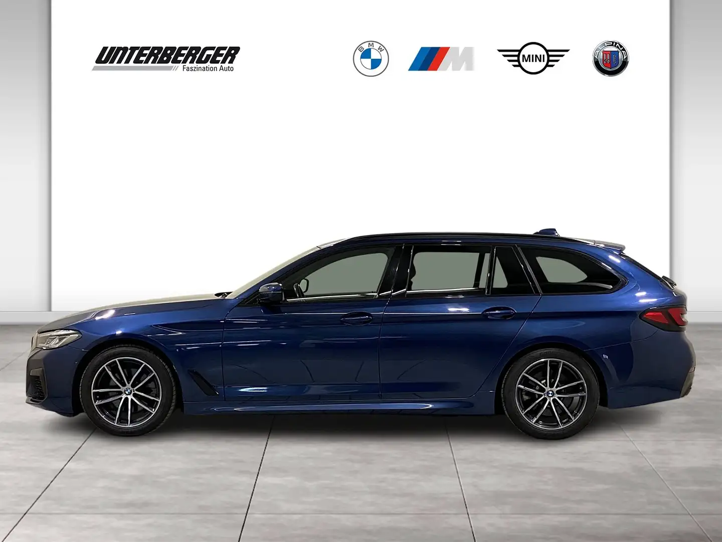 BMW 520 d xDrive Touring M Sportpaket ACC DA+ PA RFK Bleu - 2