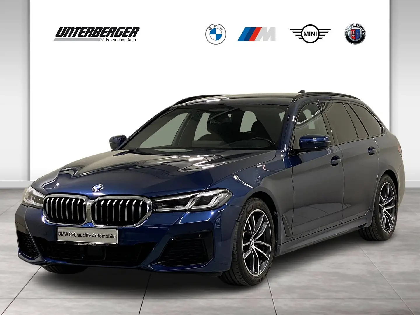 BMW 520 d xDrive Touring M Sportpaket ACC DA+ PA RFK Bleu - 1