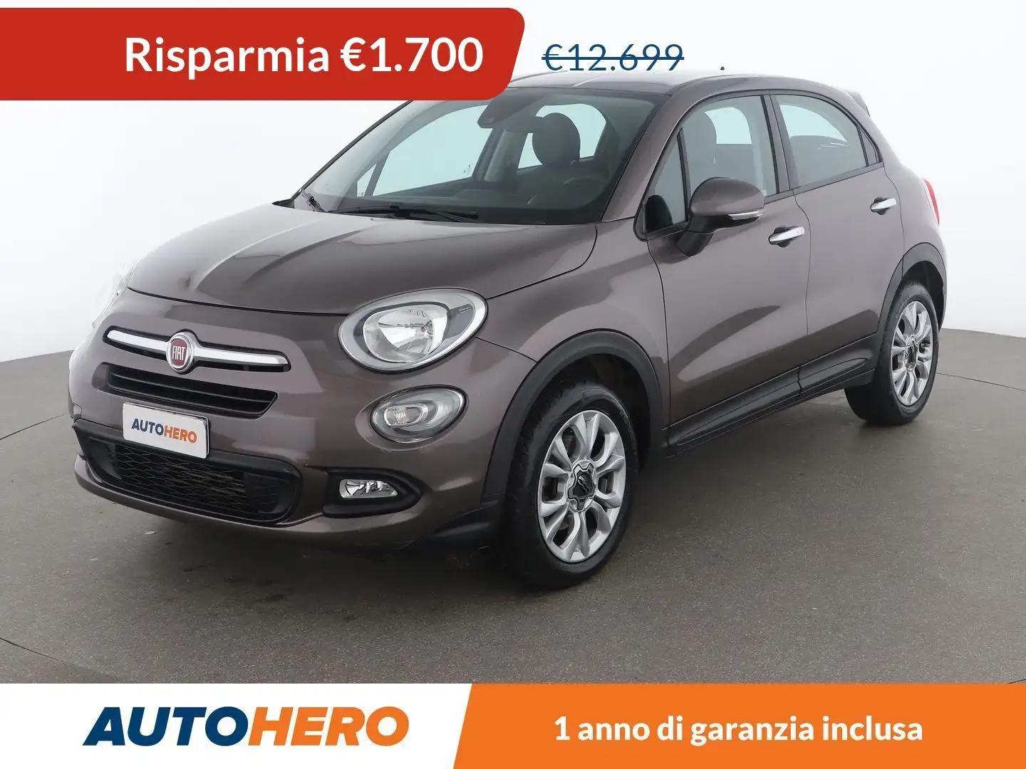Fiat 500X 1.3 M-Jet Pop Star 95 CV Grigio - 1