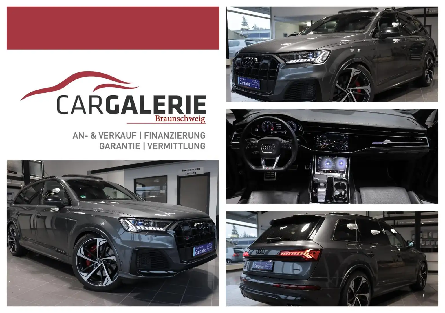 Audi SQ7 4.0 V8 TDI 4.0 TDI quattro*7-SITZER*PANO*AHK Grau - 1