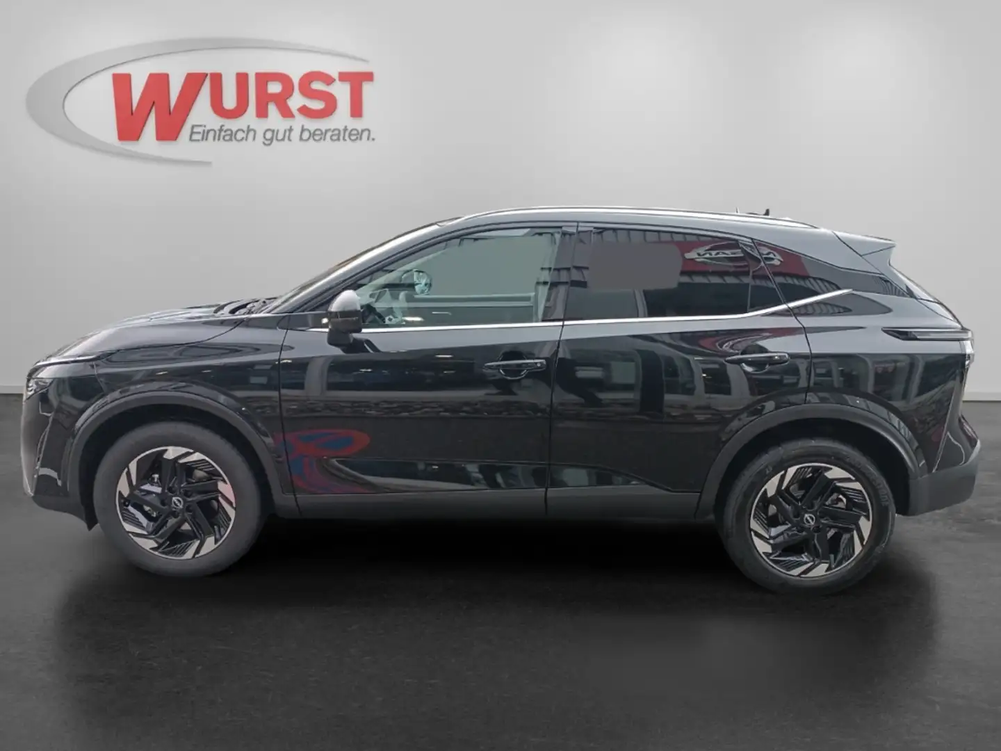 Nissan Qashqai N-Connecta HUD Navi AVM Sitzheizung LED El. Heckkl Zwart - 2