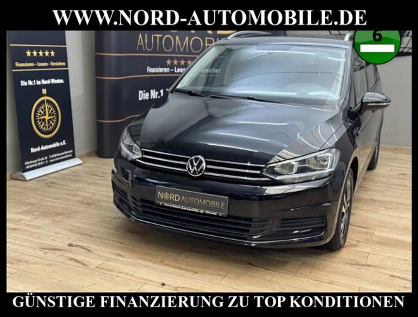 Volkswagen Touran ACTIVE 1.5 TSI Navi/PDC/SHZ/16/App Connec Active Schwarz - 1