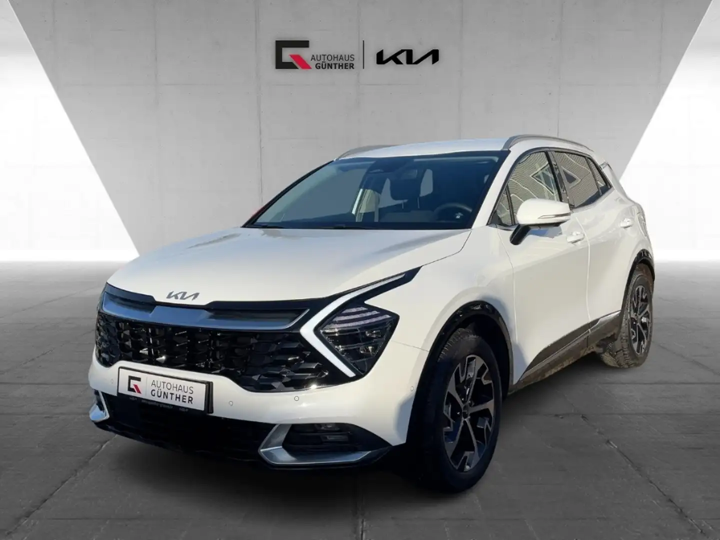 Kia Sportage Spirit Hybrid 1.6 T-GDI 2WD Leder Drive Weiß - 1