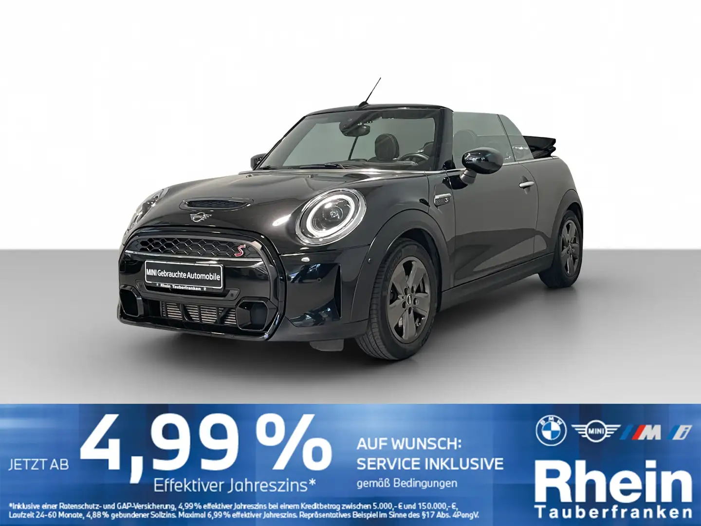 MINI Cooper S Cabrio HUD*Navi*Kamera*Parkassist* Чорний - 1