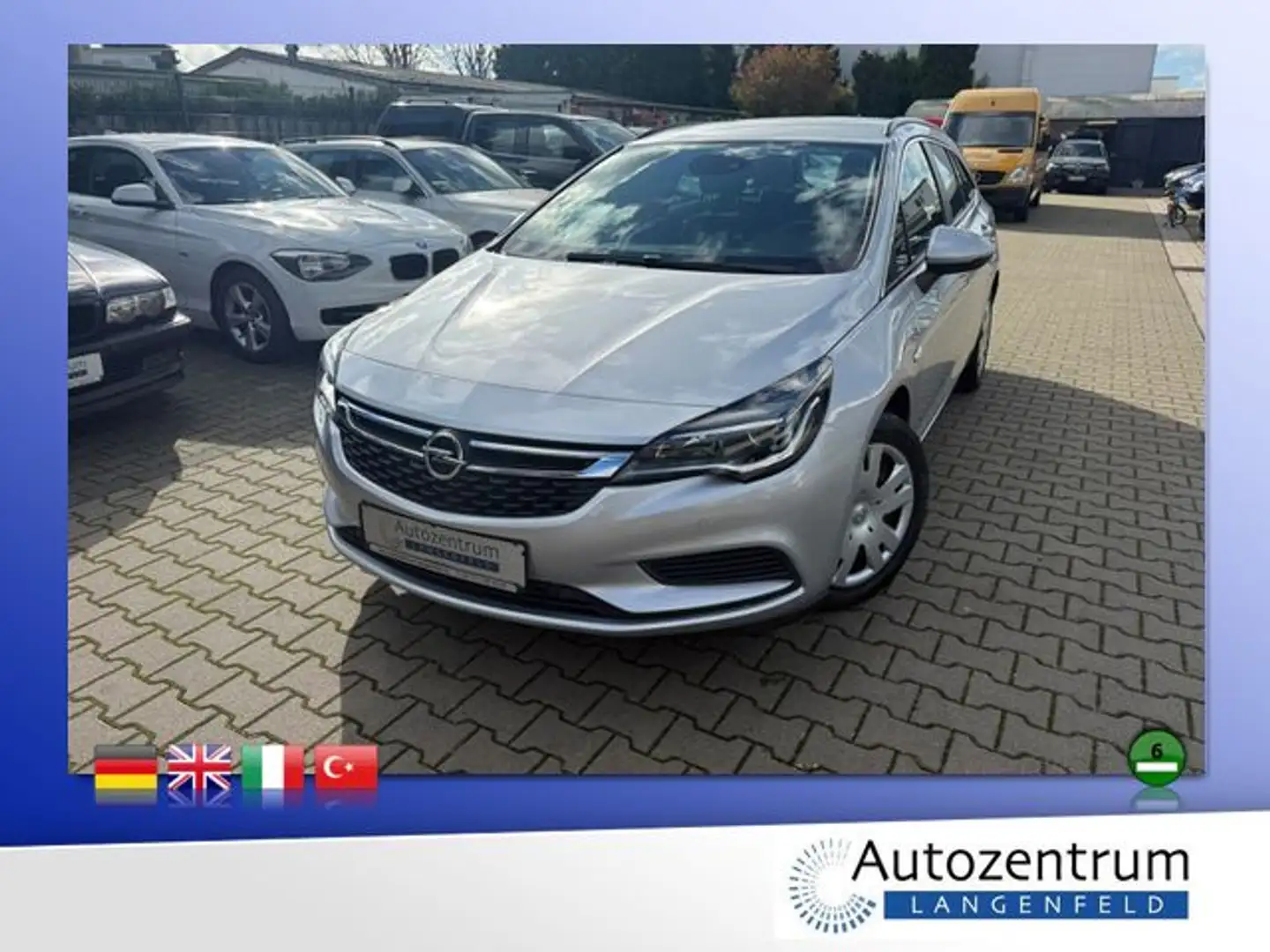 Opel Astra K 1.6 CDTI Aut. Sports Tourer *NAVI* Silber - 1