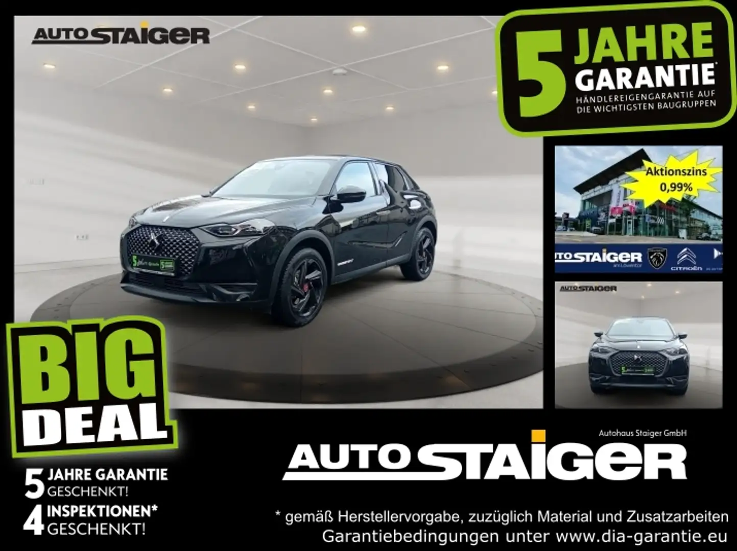 DS Automobiles DS 3 Crossback DS3 Crossback E-Tense Performance Line + Černá - 1