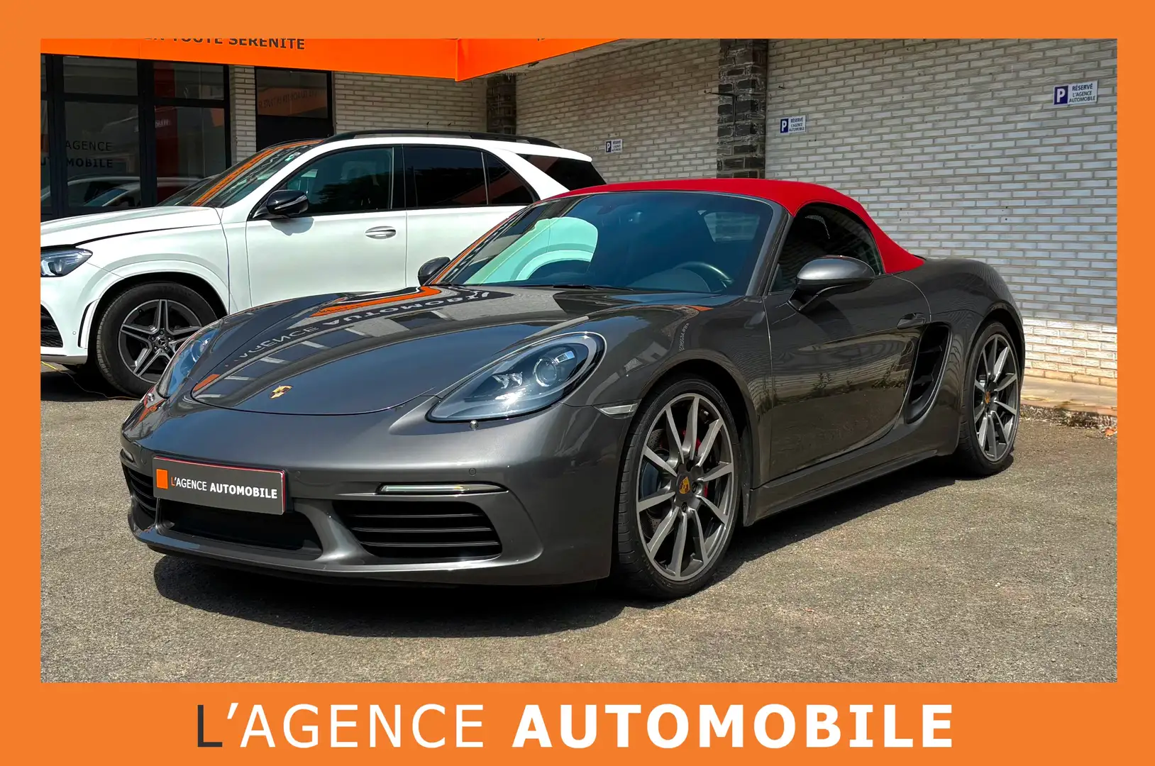 Porsche 718 Boxster 2.0T Carrera20" CAMERA PASM NAVI GAR12M Grijs - 1