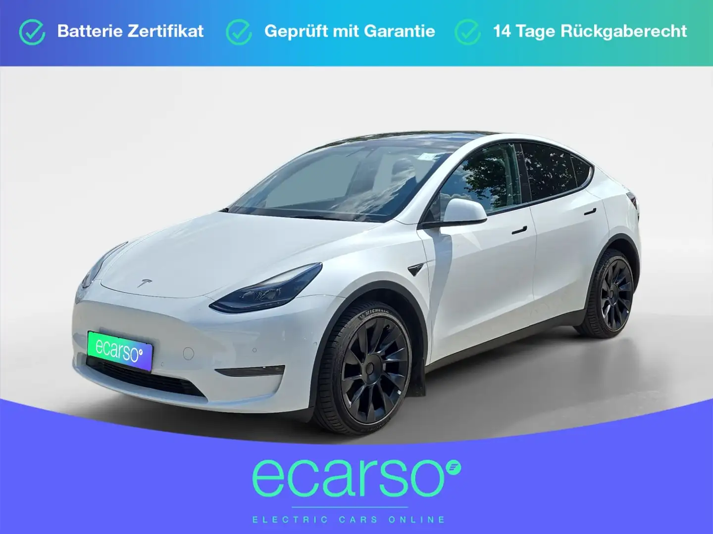 Tesla Model Y Long Range Dual AWD Weiß - 1