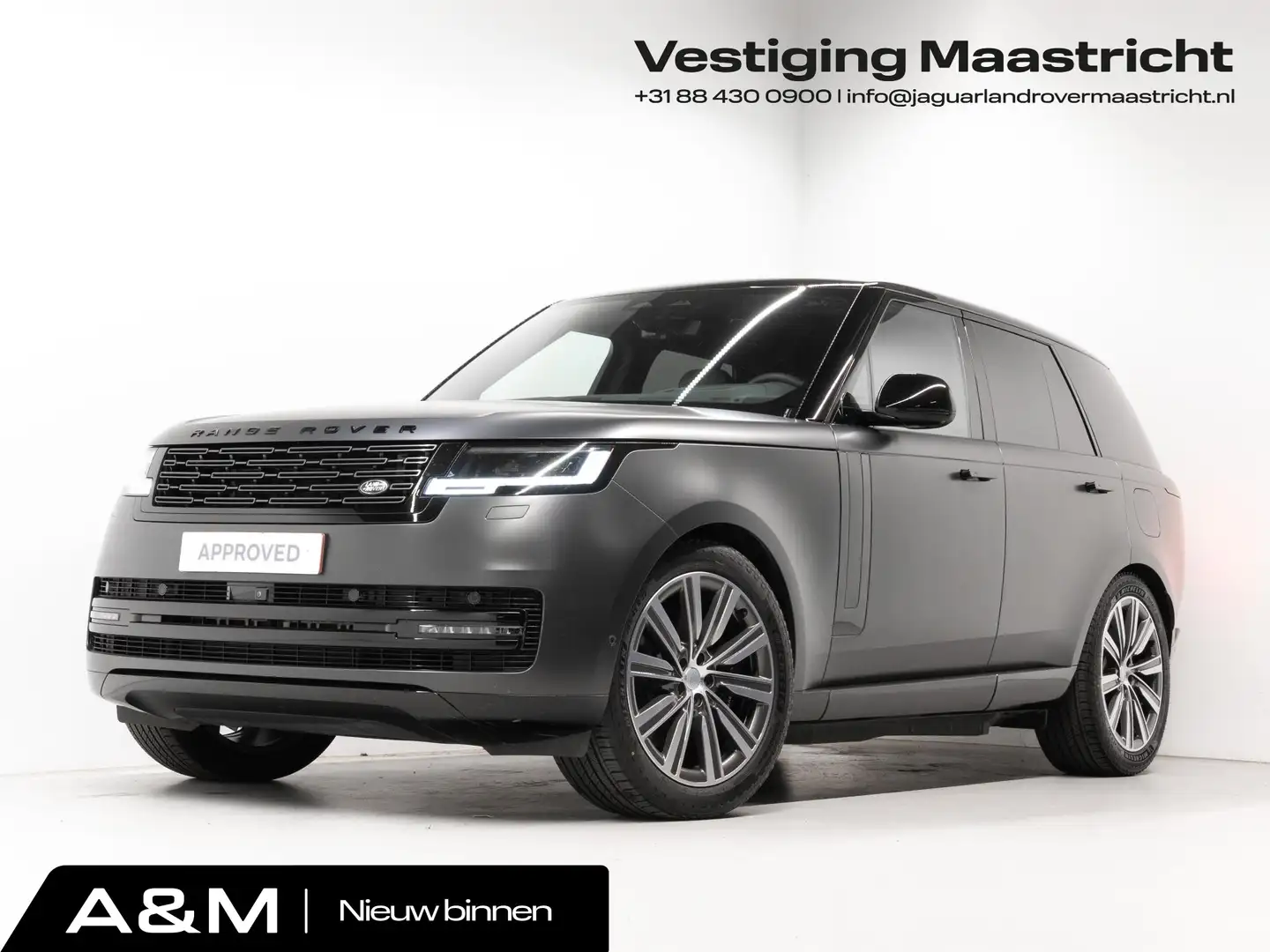 Land Rover Range Rover P440e 4WD PHEV Auto HSE Matte Folie! Grijs - 1