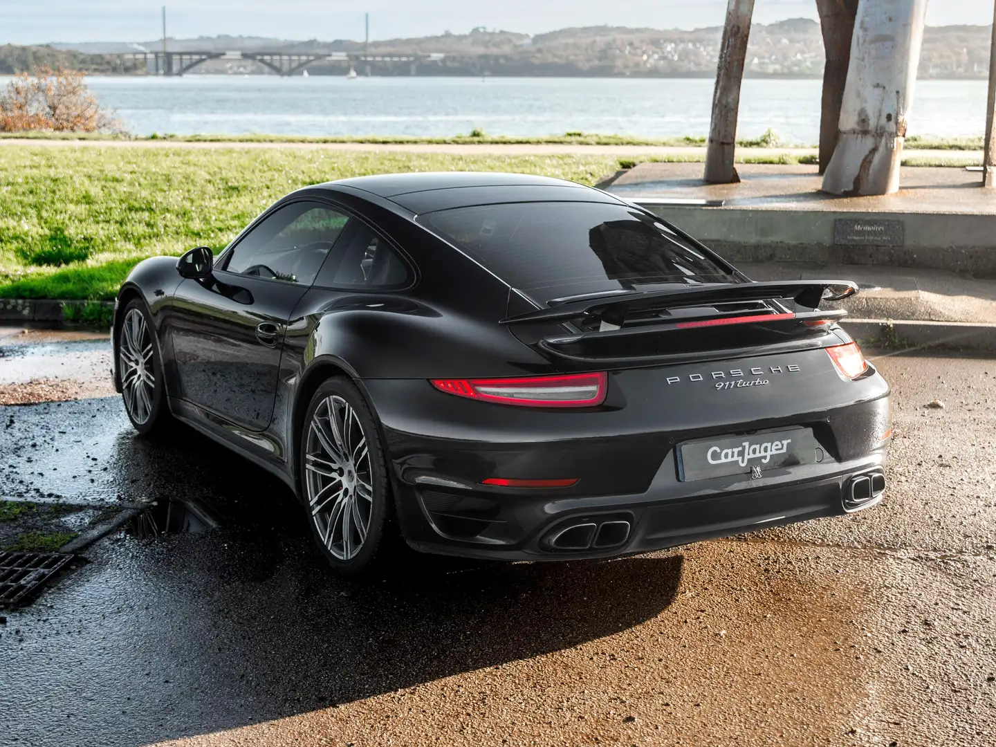 Porsche 911 911 Coupe 3.8i Turbo 520 PDK A Zwart - 2