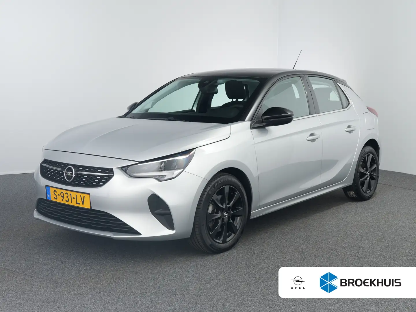 Opel Corsa 1.2 100 PK | BLACK EDITION | ELEGANCE | AIRCO | CR Grijs - 1