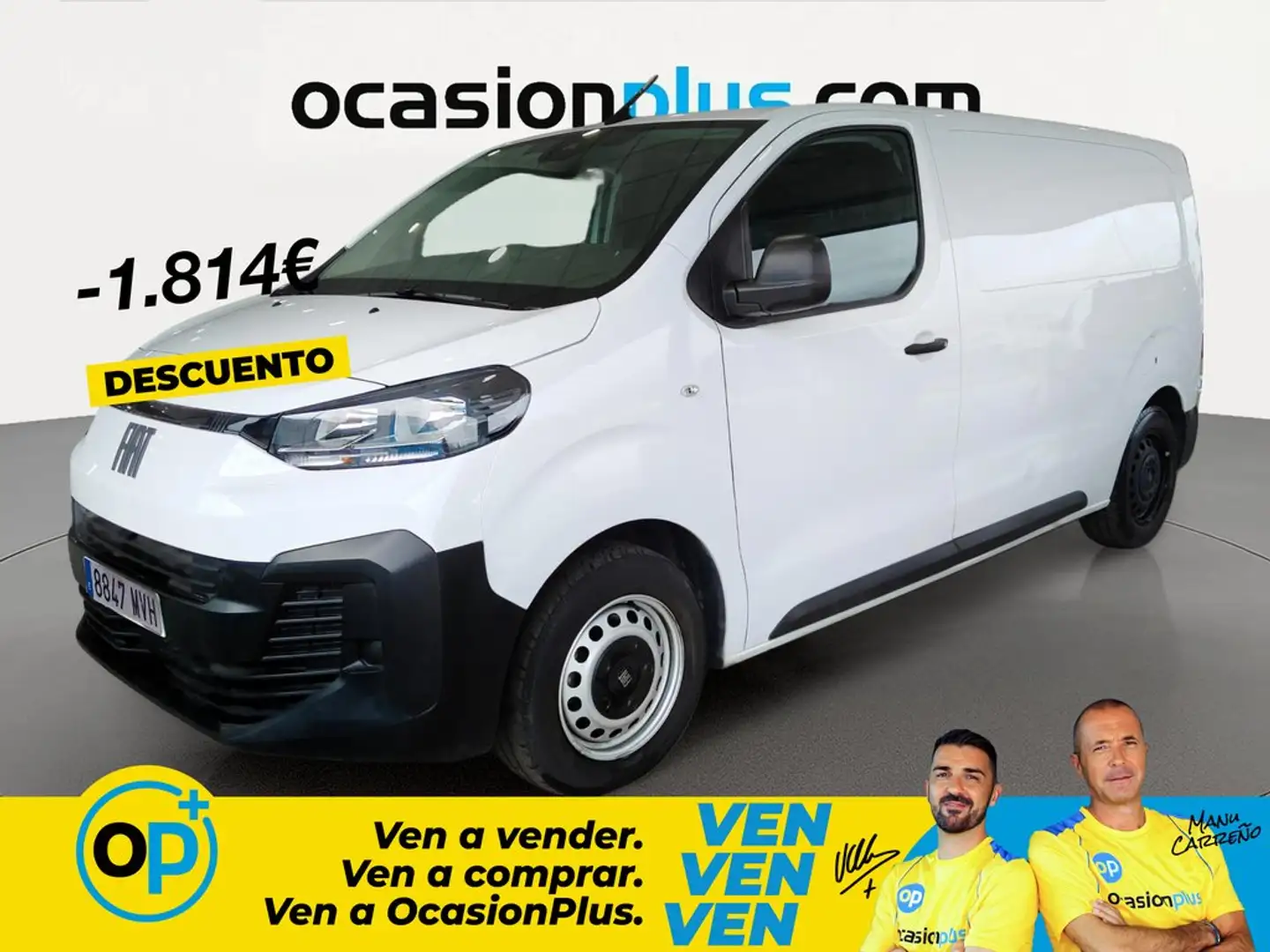 Fiat Scudo Furgón 1.5BlueHDI S&S L2 H1 88KW Blanco - 1