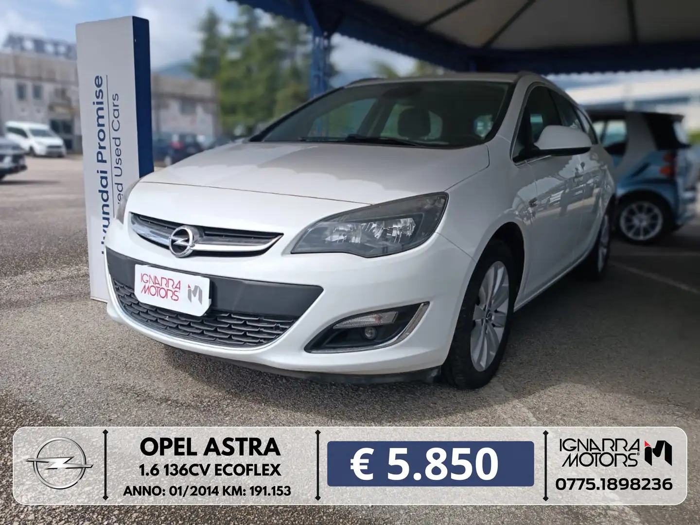 Opel Astra Astra Sports Tourer 1.7 cdti Cosmo 110cv - ET495LD Blanc - 1