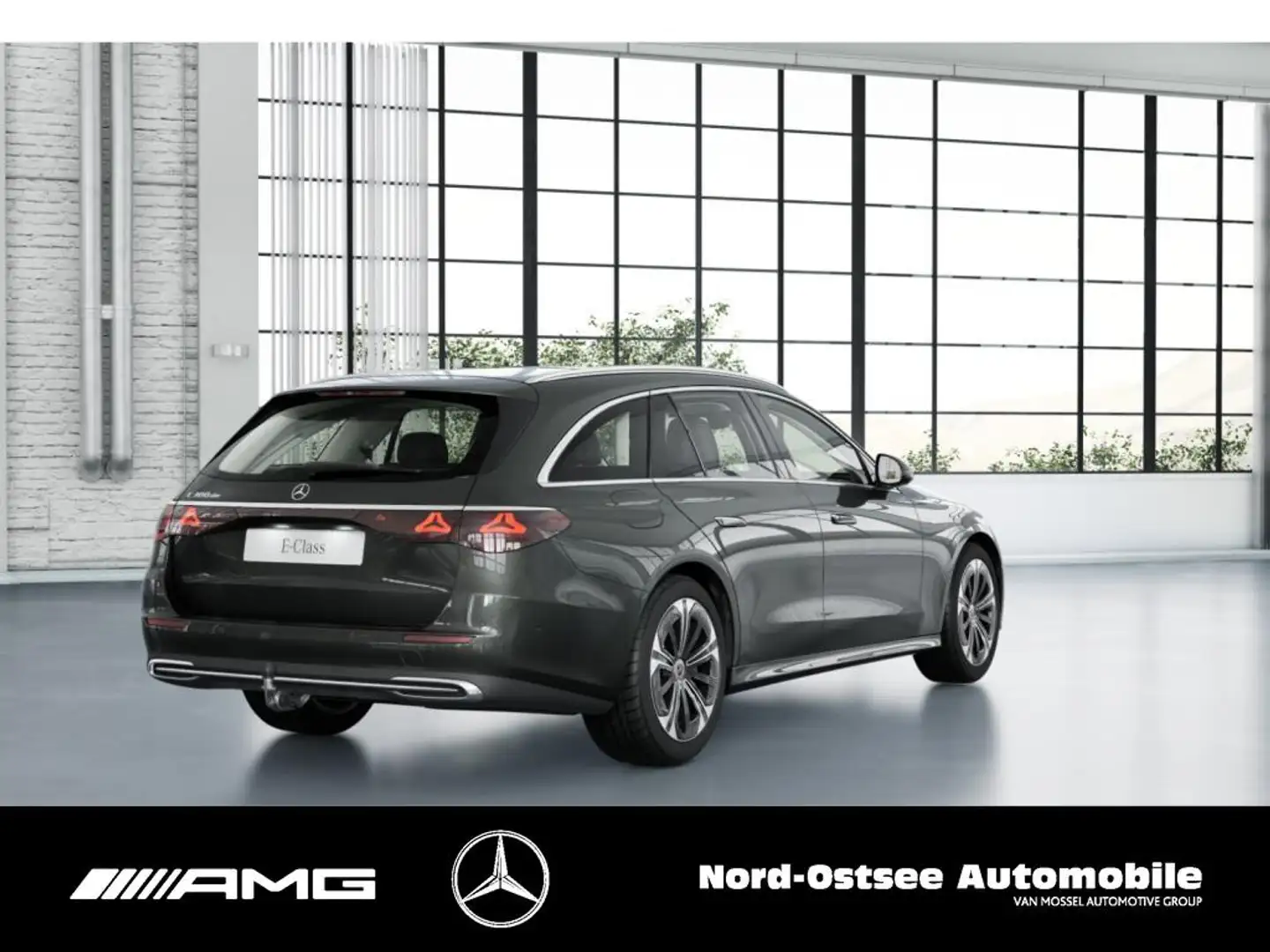 Mercedes-Benz E 300 de T AVANTGARDE ADV PANO AHK HUD DISTRO Grijs - 2