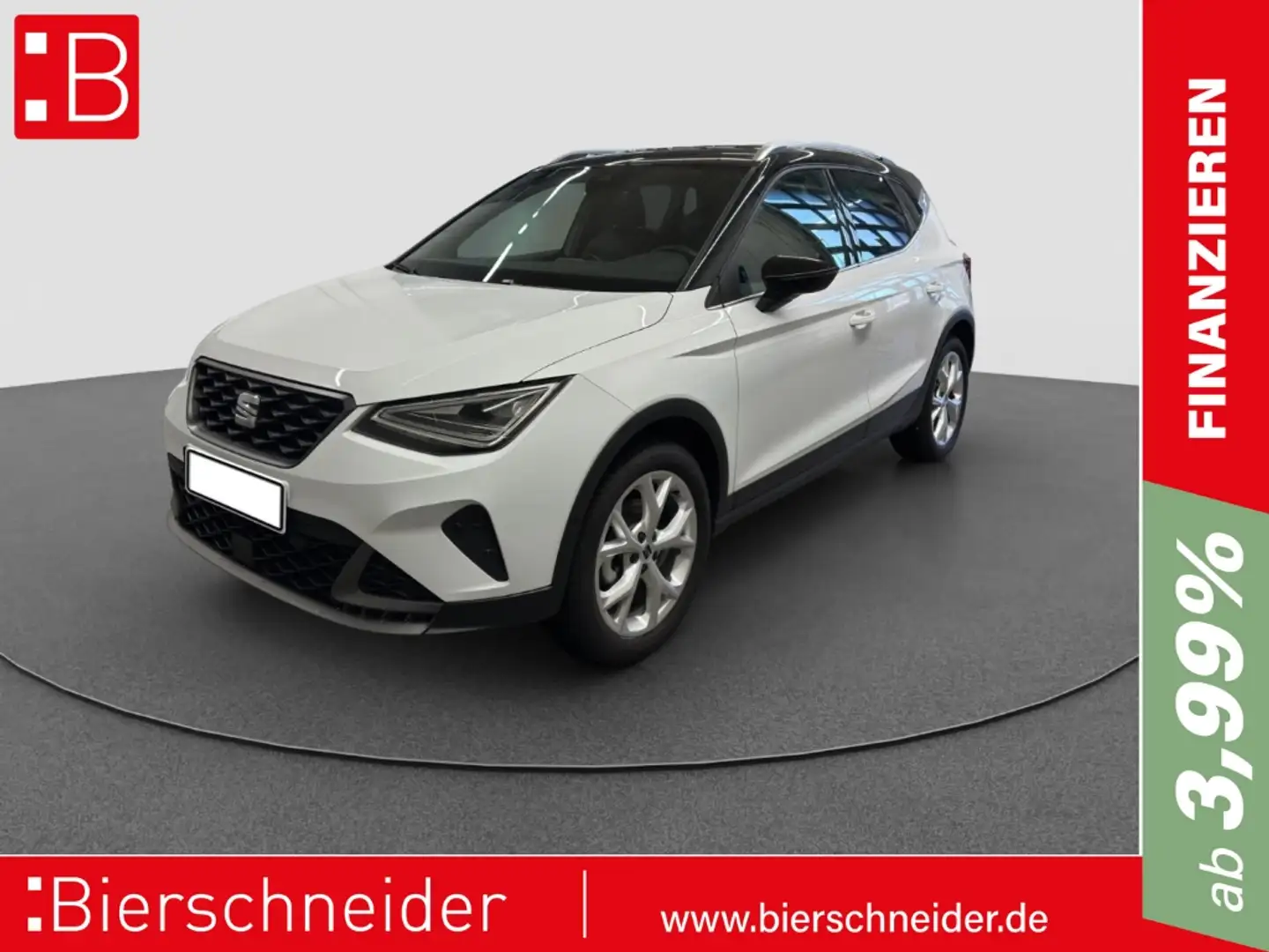 SEAT Arona 1.0 TSI DSG FR AB 175EUR NAVI EAR VIEW SHZ Weiß - 1