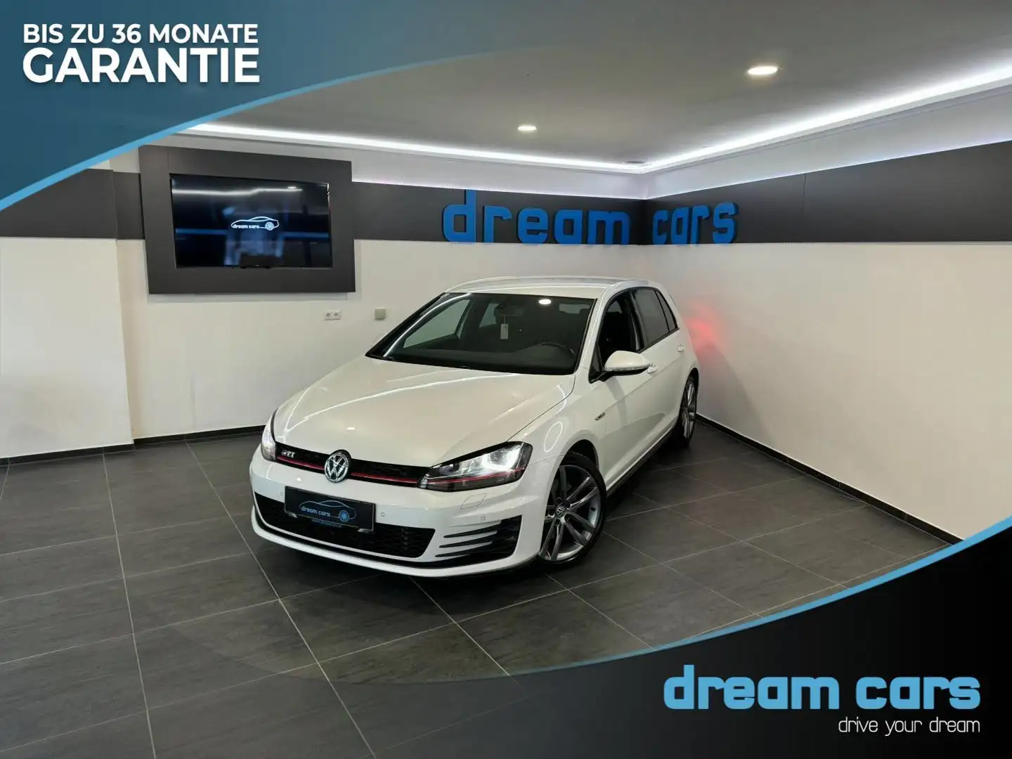 Volkswagen Golf GTI 2,0 TSI / Bi XENON / Orxyweiß Perlmut / Fahrerass Blanc - 1
