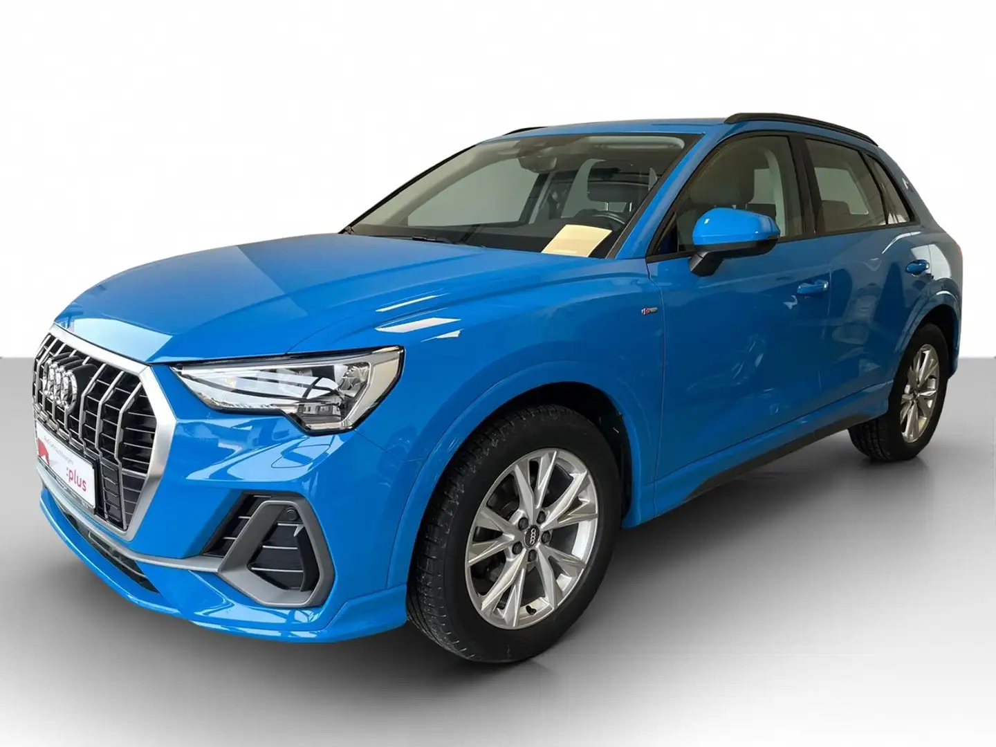 Audi Q3 2.0 TDI quattro S line, AHK, SHZ, Navi, Tempo Blauw - 2