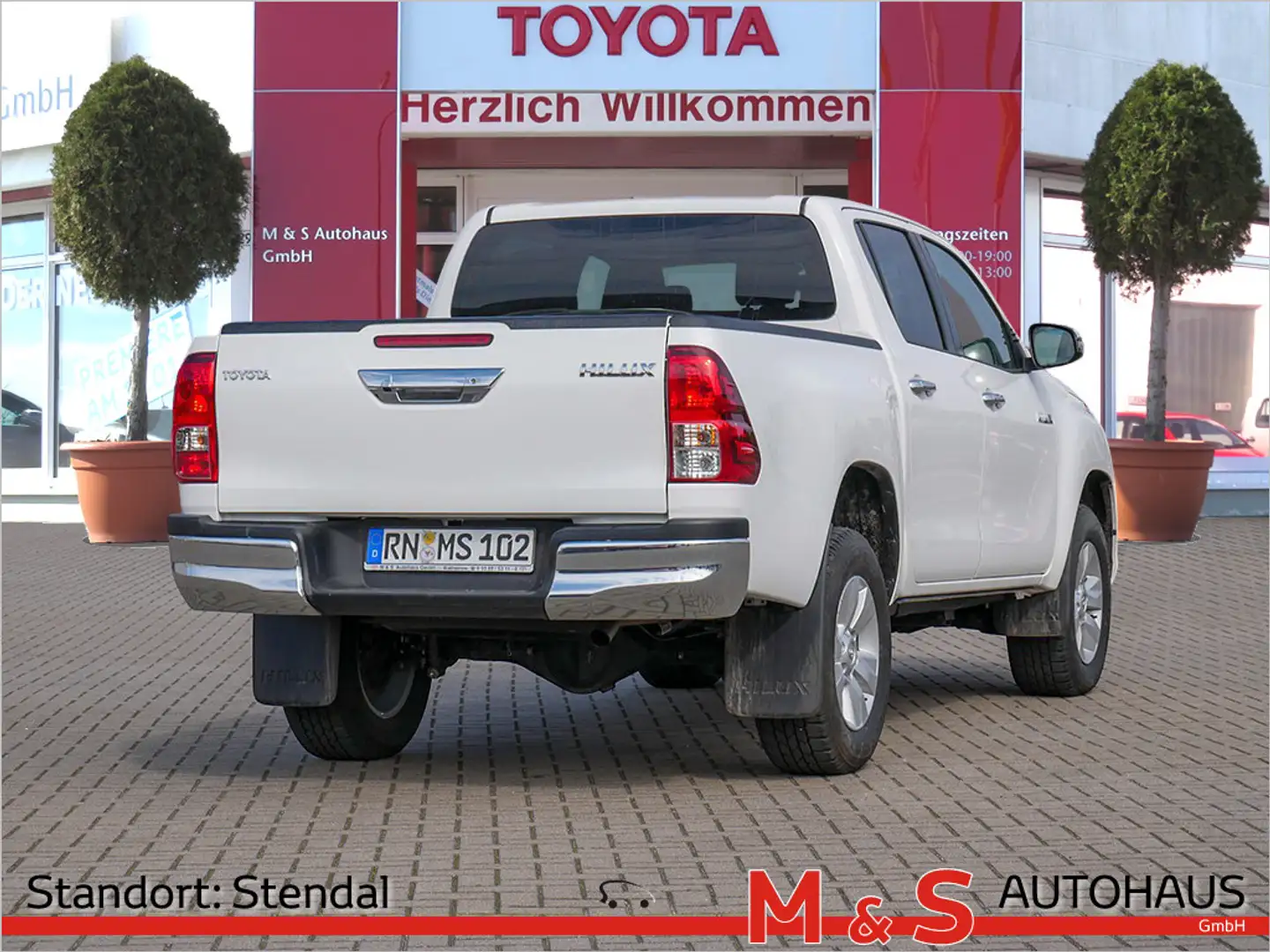 Toyota Hilux 2.4 Double Cab Duty Comfort 4x4 PDC EU6 Blanc - 2