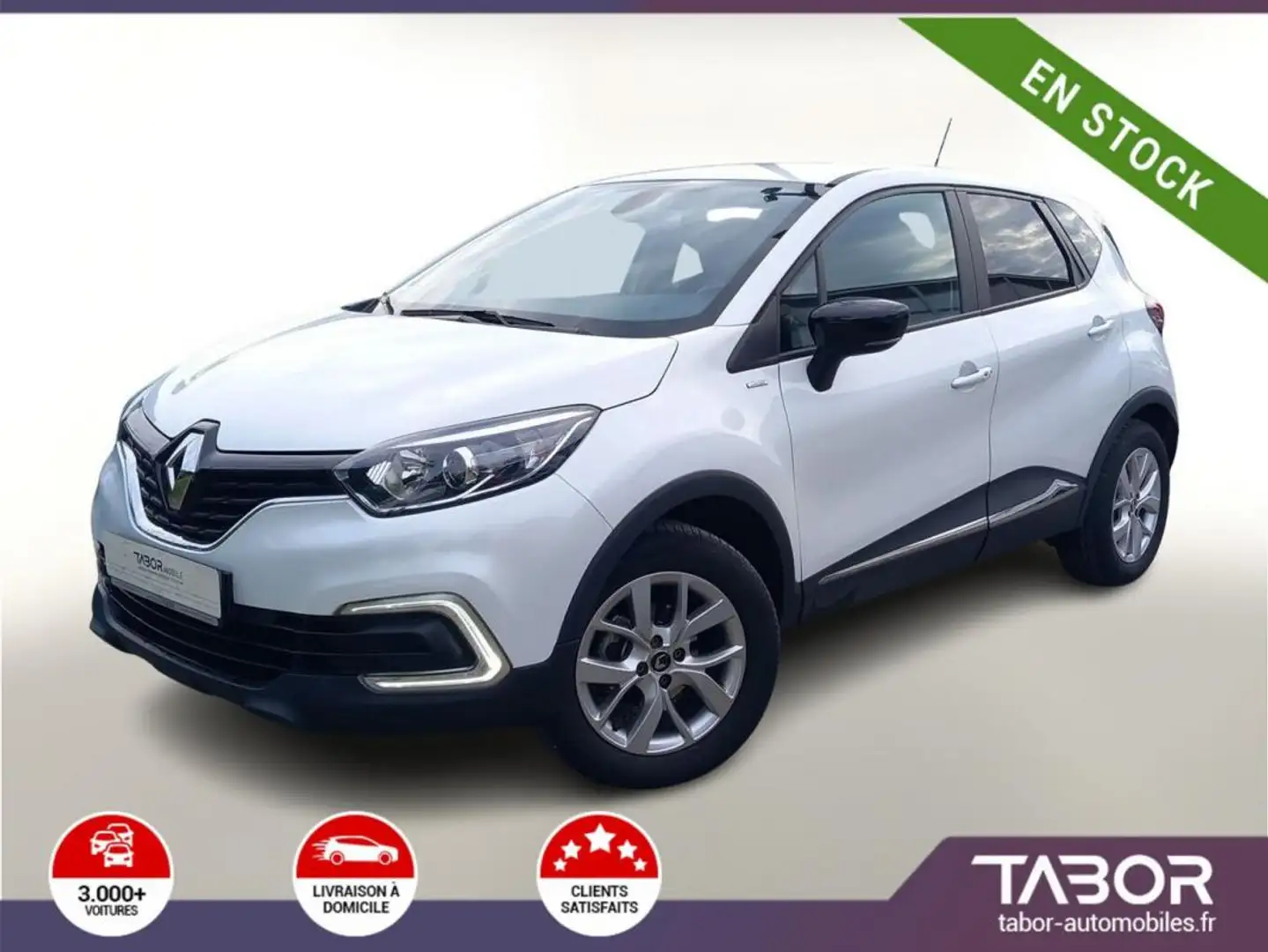 Renault Captur 0.9 TCe 90 Limited GPS KeyLess Blanc - 1