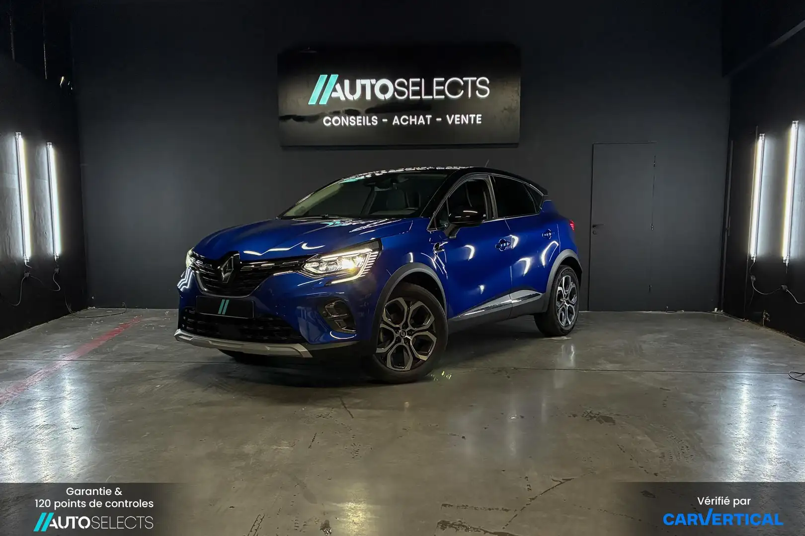Renault Captur Intens - 1,0 TCe 90cv | Carvertical Disponible | G Bleu - 1