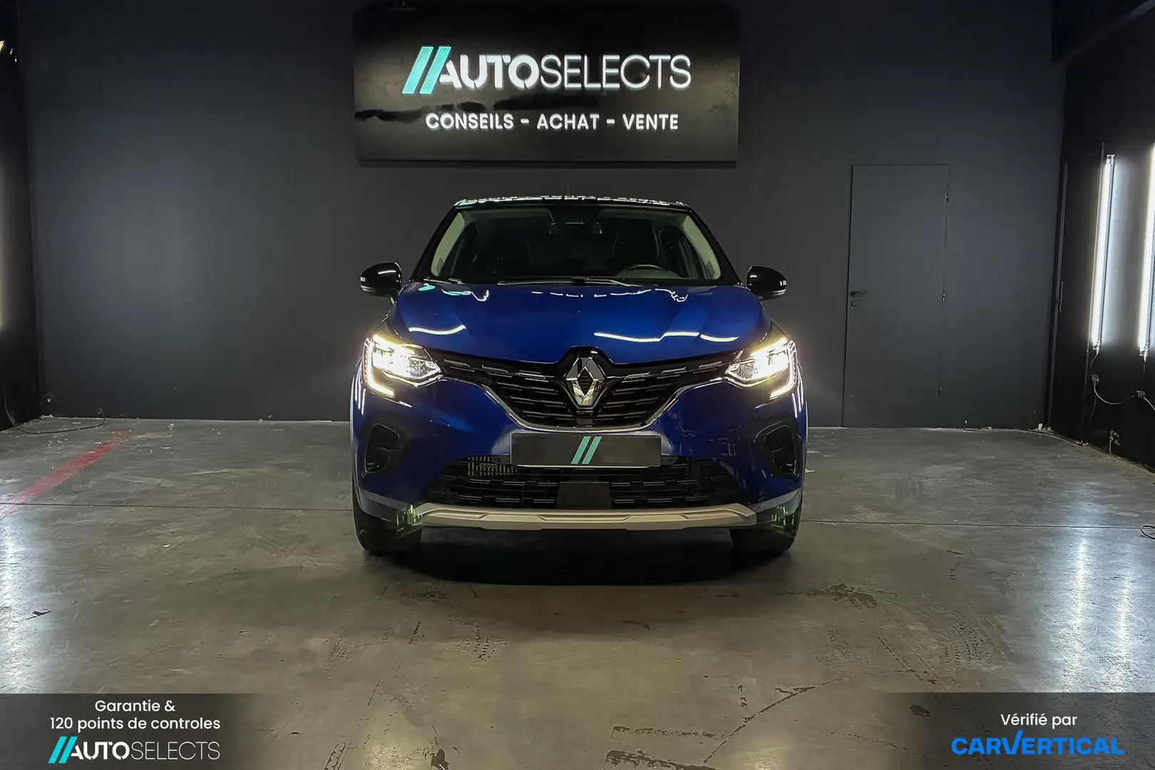 Renault Captur Intens - 1,0 TCe 90cv | Carvertical Disponible | G Bleu - 2