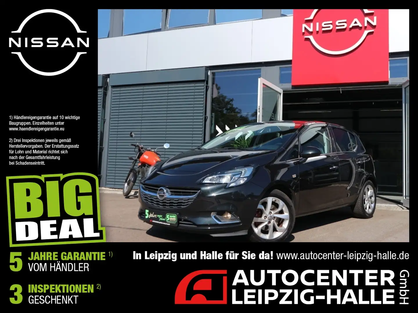 Opel Corsa E 1.0 Innovation Klimaauto PDC SHZ BiXENON Zwart - 1