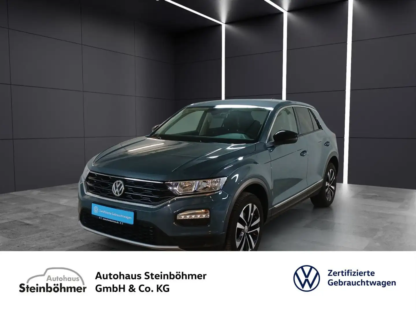 Volkswagen T-Roc IQ.DRIVE 1.6TDI AHK Kamera Active Info Klima Blau - 1
