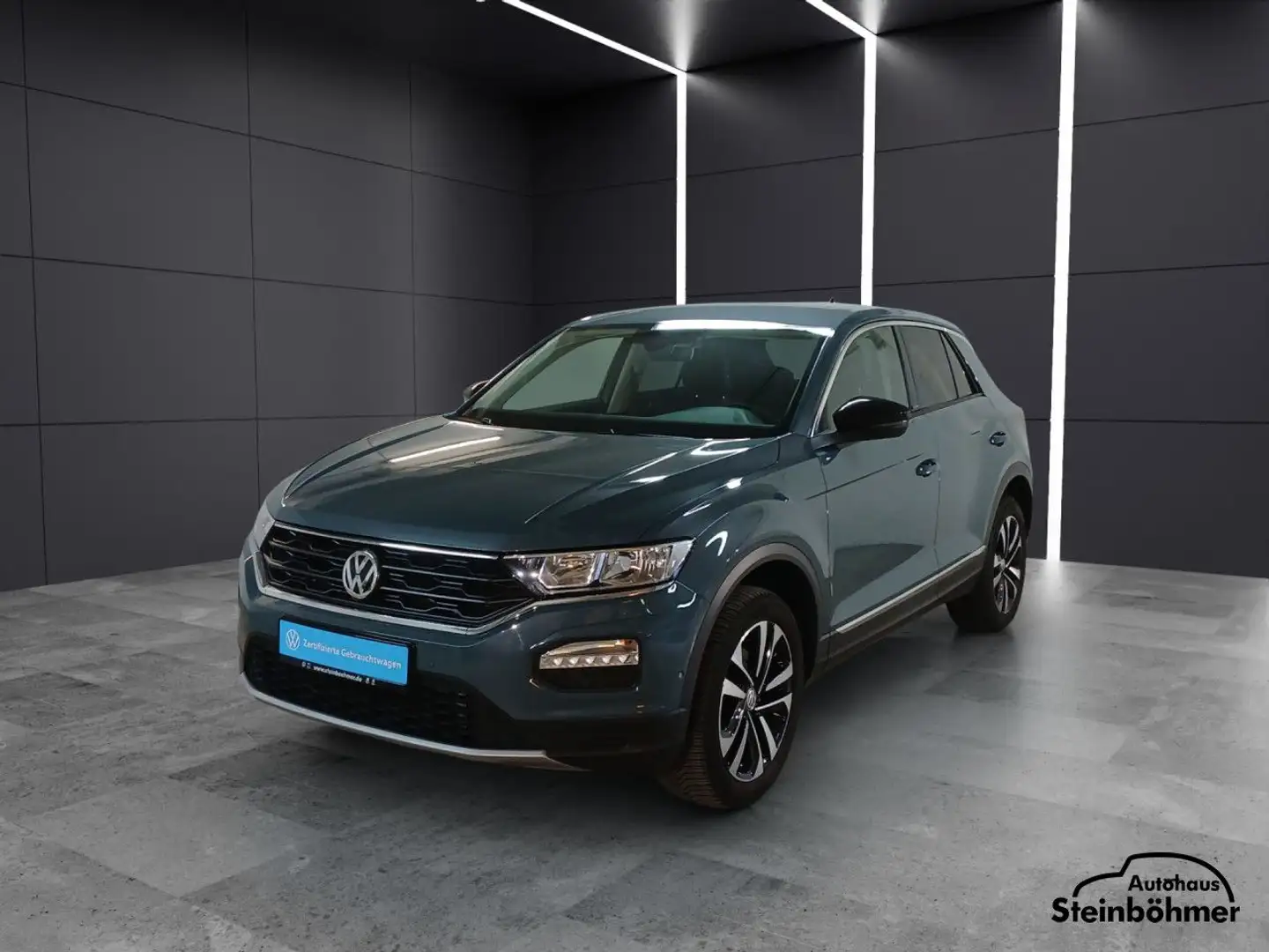 Volkswagen T-Roc IQ.DRIVE 1.6TDI AHK Kamera Active Info Klima Blau - 2