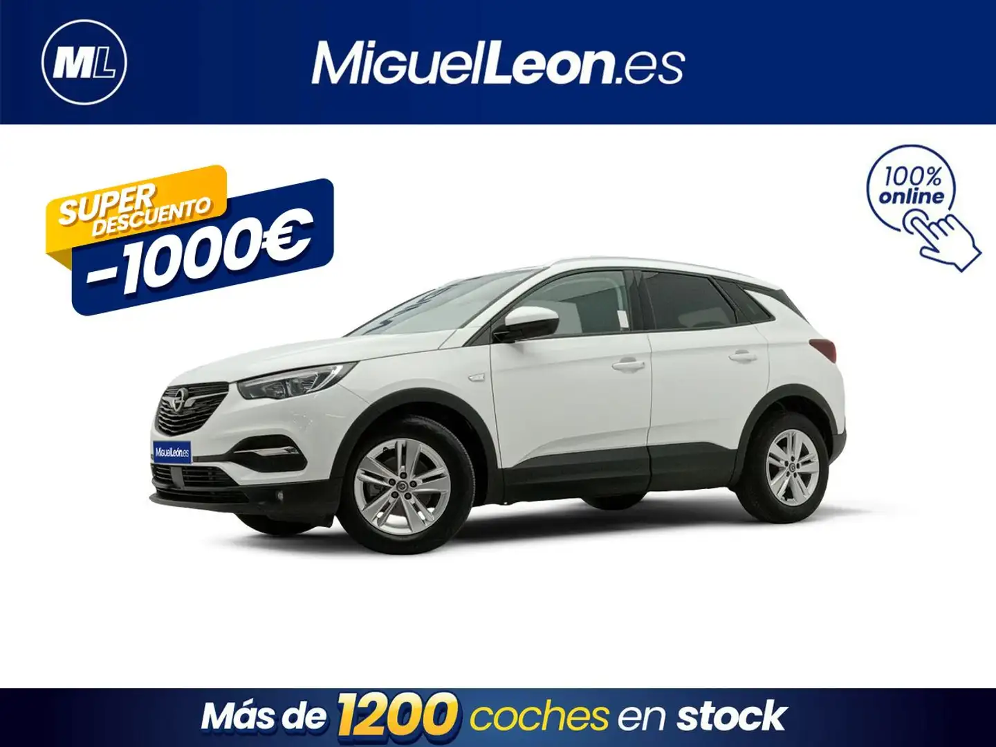 Opel Grandland X 1.2 Turbo Selective Blanco - 1