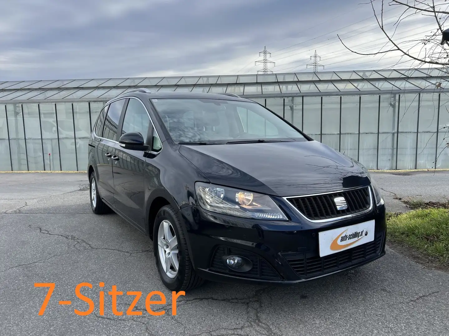 SEAT Alhambra Style 2,0 TDI 7-SITZER PDC Klimaaut. SR+WR Schwarz - 1