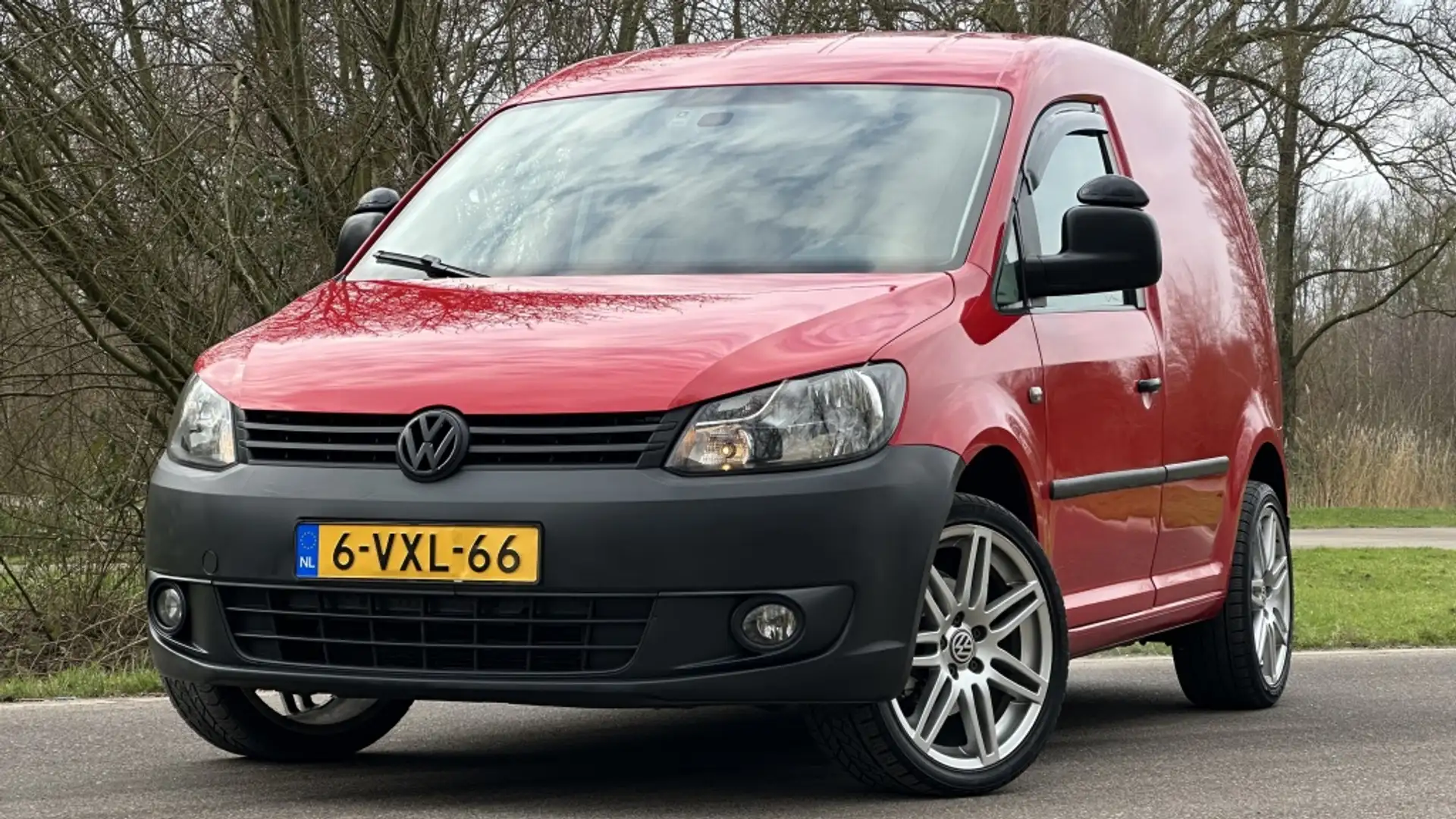 Volkswagen Caddy 2.0 Ecofuel - Cruise - Airco - Apple Car Play Rood - 1