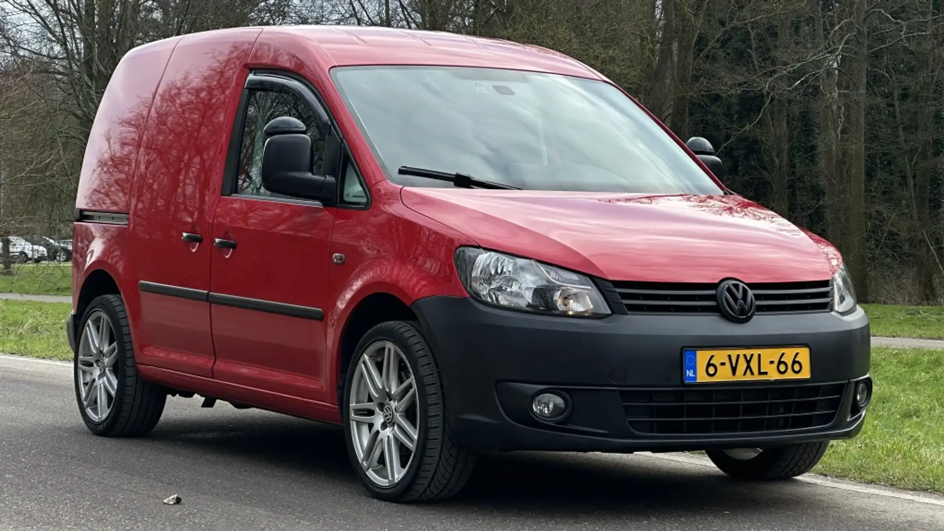 Volkswagen Caddy 2.0 Ecofuel - Cruise - Airco - Apple Car Play Rood - 2