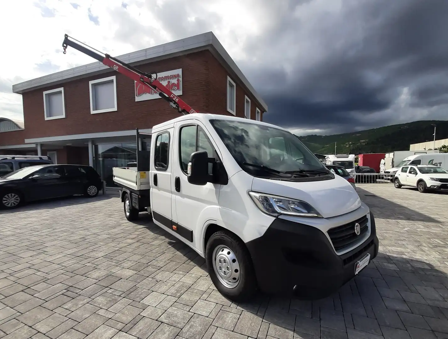 Fiat Ducato 35 2.3 MJT 130CV PM CABINATO GRU FASSI F26 7 POSTI Wit - 1