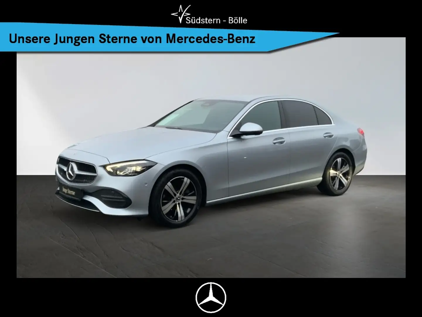Mercedes-Benz C 200 d AVANTGARDE+AMBIENTE+MBUX+360°KAM+KAMERA Silber - 1