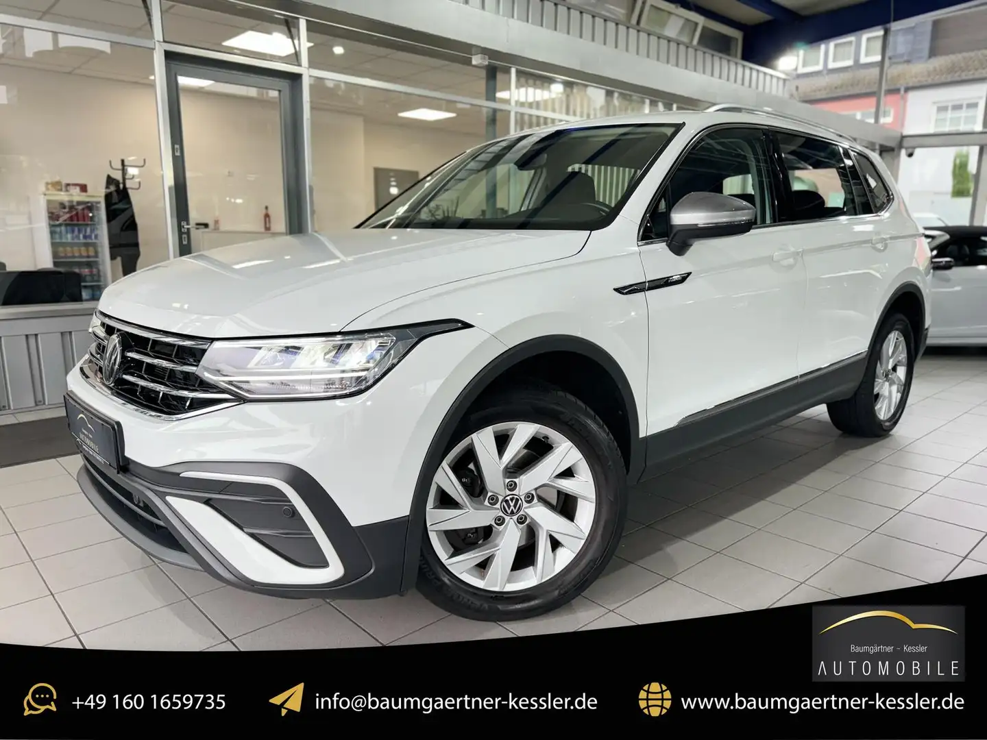 Volkswagen Tiguan Allspace Life 2.0 TDI DSG LED VIRT PDC Weiß - 1