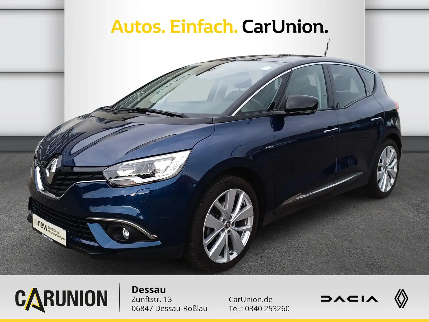 Renault Scenic LIMITED Deluxe TCe 140 GPF Blau - 1