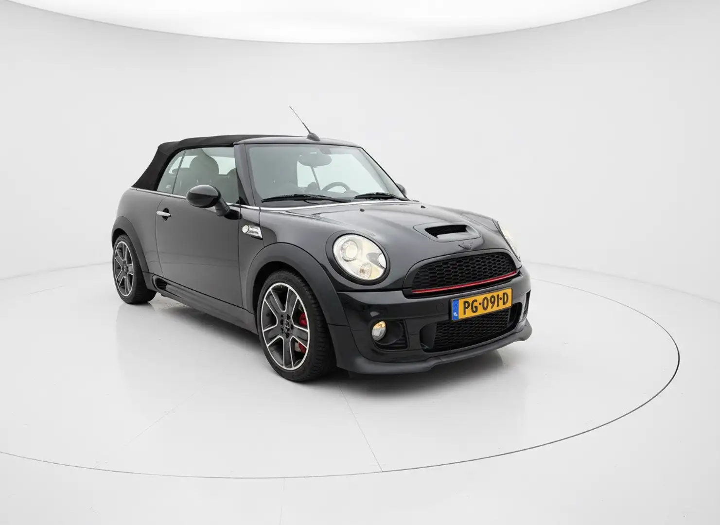 MINI John Cooper Works Cabrio Mini 1.6 Cabriolet|Stoelverwarming|Navi|Bluetooth| Schwarz - 1