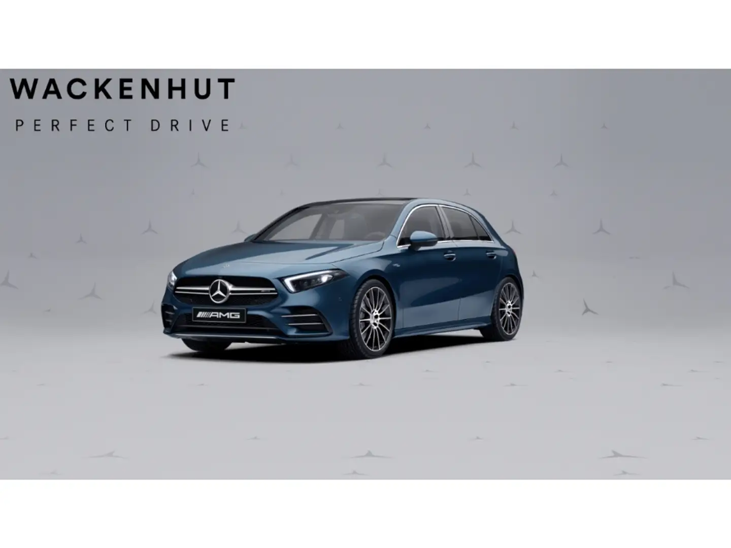 Mercedes-Benz A 35 AMG 4M PANO+MULTIB+DISTR+HUD+360+AMBIENTE Blau - 1