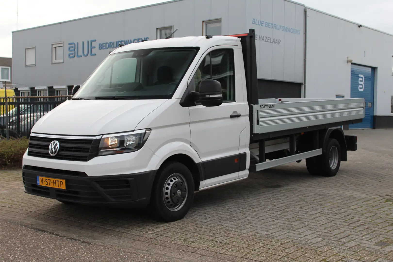 Volkswagen Crafter 50 2.0 TDI 130KW Euro6 L4 Pick-Up Open Laadbak ✓ 3 Weiß - 1