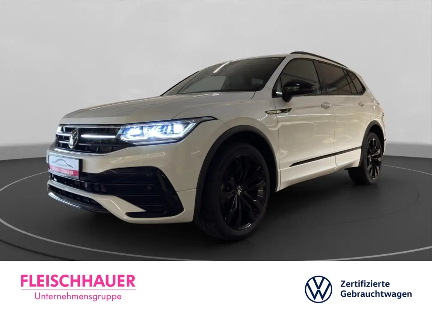 Volkswagen Tiguan Allspace R-Line 4Motion 2.0 TSI MATRIX+ACC+PANO+AHK+VC+SOUN Weiß - 1