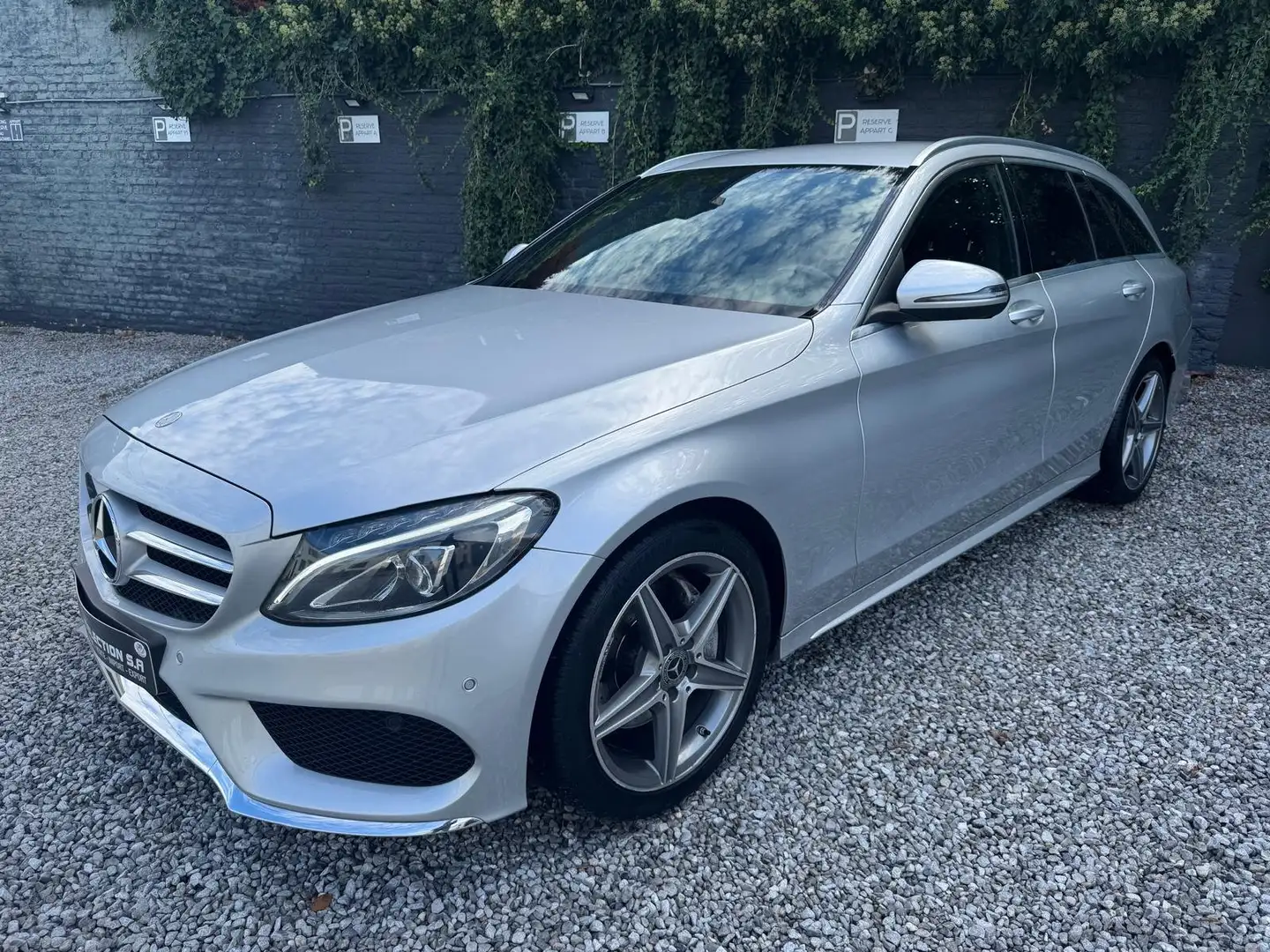 Mercedes-Benz C 200 d PACK AMG INT+EXT*1ER PROPRIO*CARNET COMPLET MERC Noir - 1